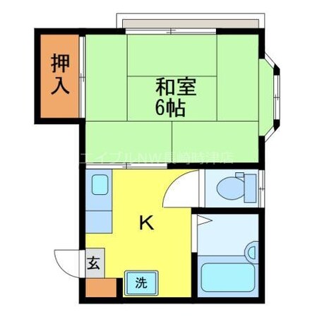 浦上車庫駅 徒歩17分 2階の物件間取画像